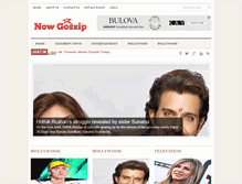 Tablet Screenshot of nowgossip.com